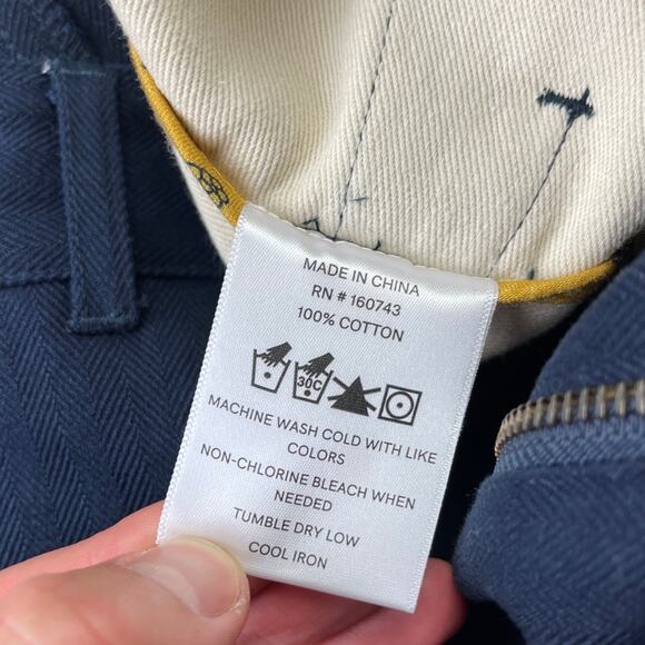 Parallel X League Hendrix Navy High Waisted Pant NWT Size 34 - Picture 7 of 8